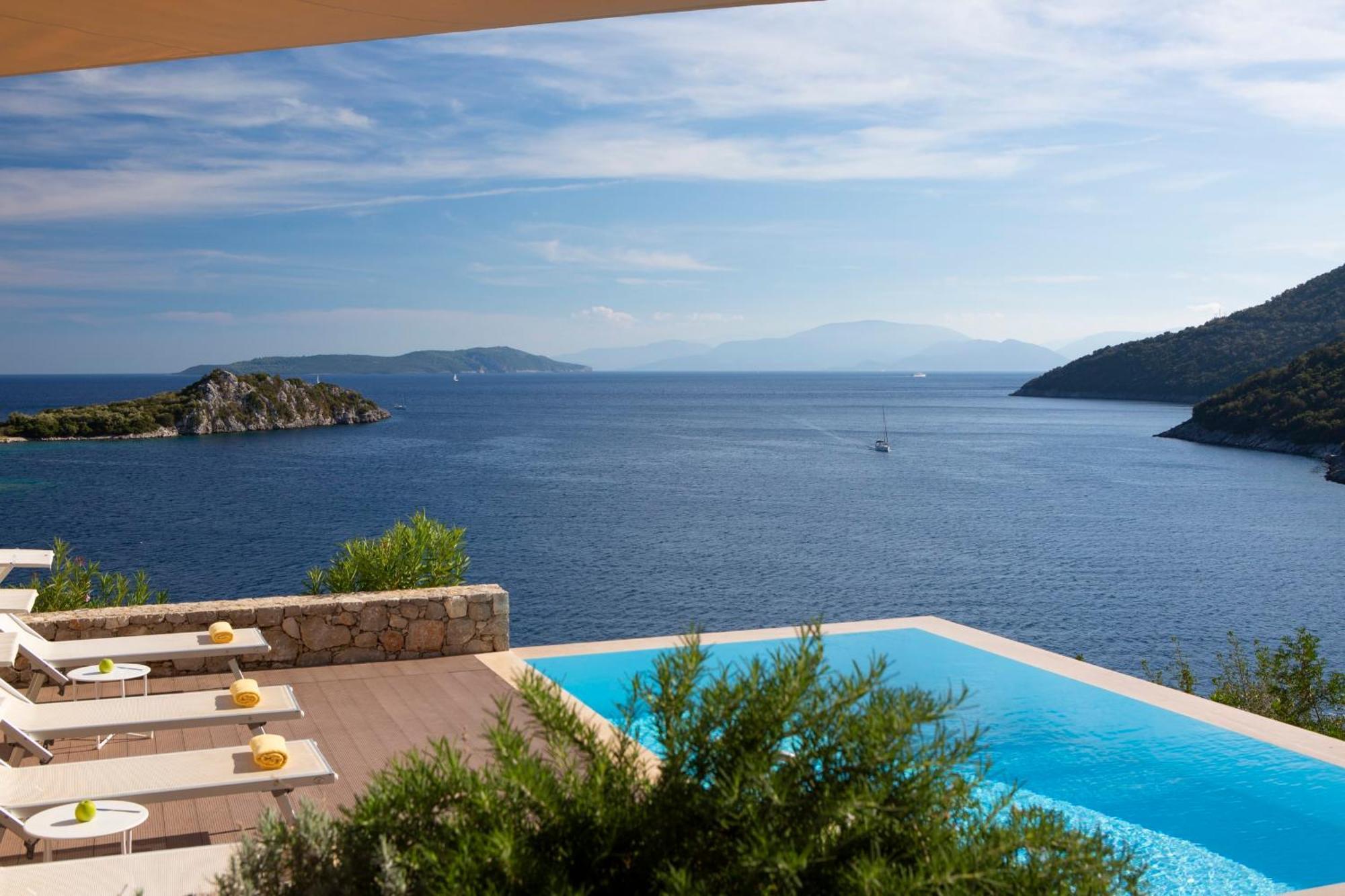 Villa Kalamos - Modern Villa In Sivota Bay With Direct Access To Sea Dış mekan fotoğraf