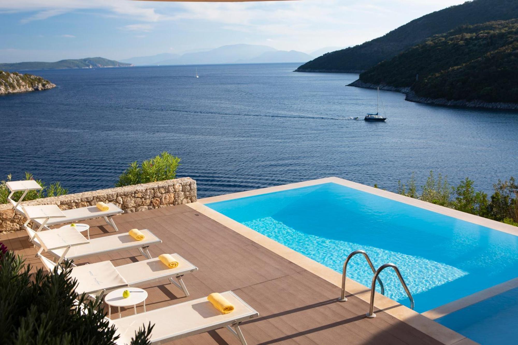 Villa Kalamos - Modern Villa In Sivota Bay With Direct Access To Sea Dış mekan fotoğraf